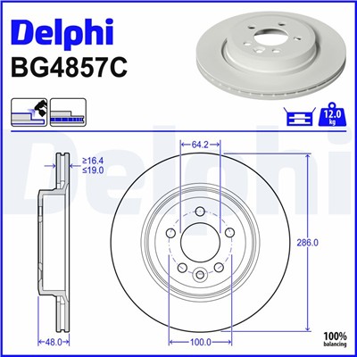 DELPHI BG4857C EAN: 5012759643495.