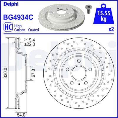 DELPHI BG4934C EAN: 5012759995266.