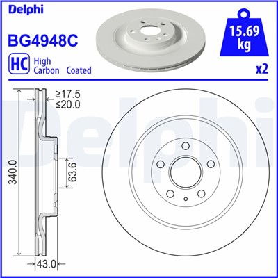 DELPHI BG4948C EAN: 5012759542958.