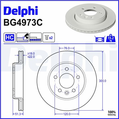 DELPHI BG4973C EAN: 5012759542910.