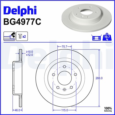 DELPHI BG4977C EAN: 5012759550205.