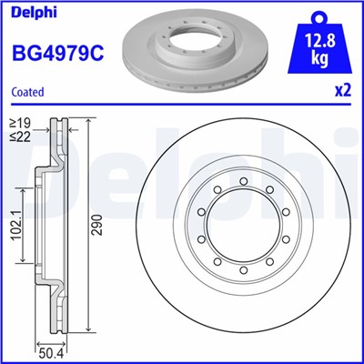 DELPHI BG4979C EAN: 5012759550274.