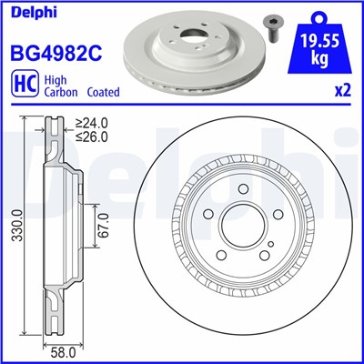 DELPHI BG4982C EAN: 5012759550335.