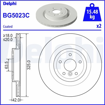 DELPHI BG5023C EAN: 5012759554579.
