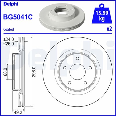 DELPHI BG5041C EAN: 5012759559017.