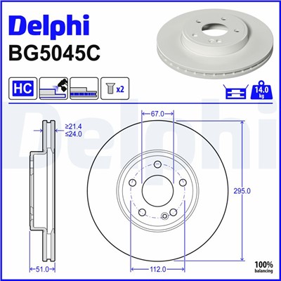 DELPHI BG5045C EAN: 5012759559277.