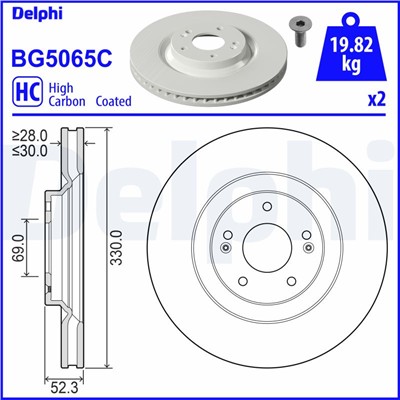 DELPHI BG5065C EAN: 5012759559659.