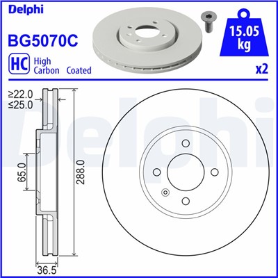 DELPHI BG5070C EAN: 5012759559765.