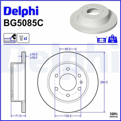 DELPHI BG5085C EAN: 5012759560099.