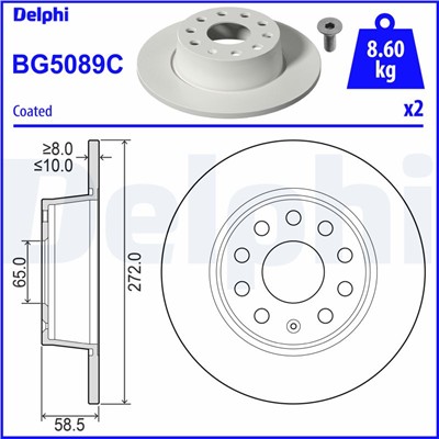 DELPHI BG5089C EAN: 5012759561867.