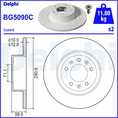 DELPHI BG5090C EAN: 5012759561492.