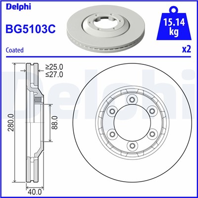 DELPHI BG5103C EAN: 5012759999974.