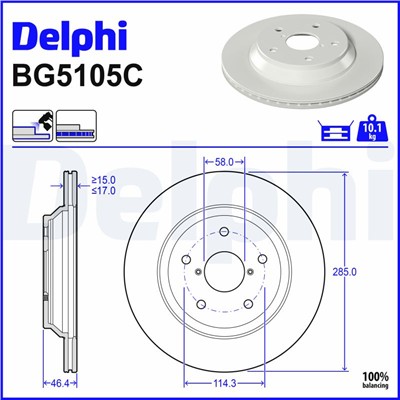 DELPHI BG5105C EAN: 5012759999998.