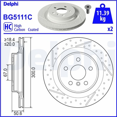DELPHI BG5111C EAN: 5012759637555.