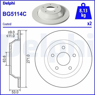 DELPHI BG5114C EAN: 5012759571989.