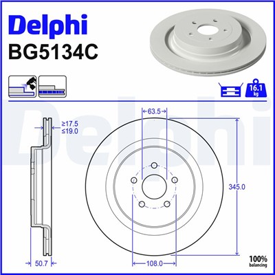 DELPHI BG5134C EAN: 5012759583050.