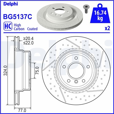 DELPHI BG5137C EAN: 5012759583784.