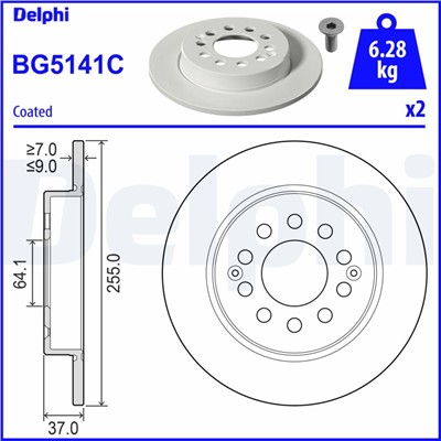 DELPHI BG5141C EAN: 5012759581278.