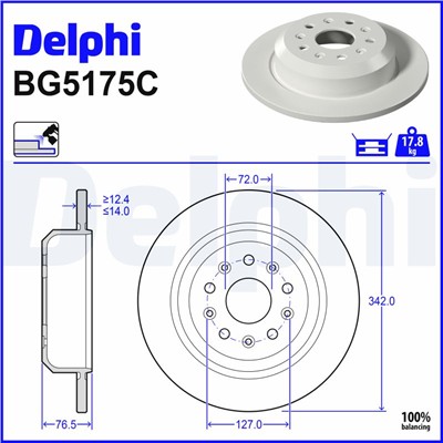 DELPHI BG5175C EAN: 5012759656754.