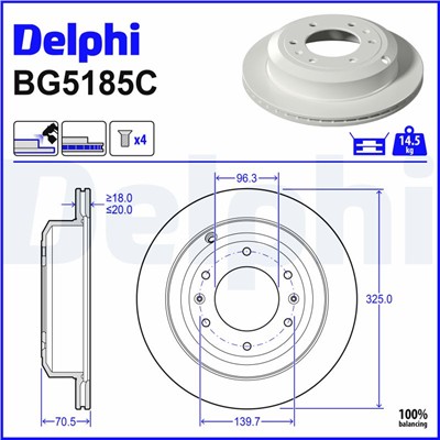 DELPHI BG5185C EAN: 5012759688465.