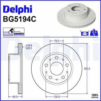 DELPHI BG5194C EAN: 5012759724996.