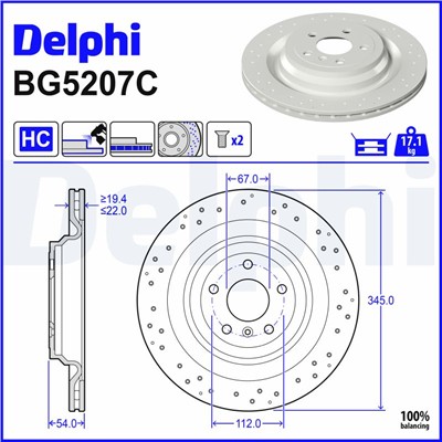 DELPHI BG5207C EAN: 5012759602911.