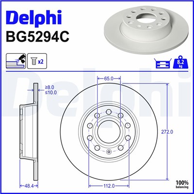DELPHI BG5294C EAN: 5012759640913.