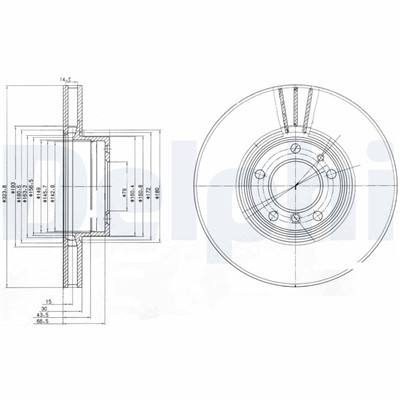 DELPHI BG9005 EAN: 5012759386385.