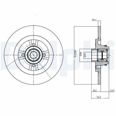 DELPHI BG9025RS EAN: 5012759396278.