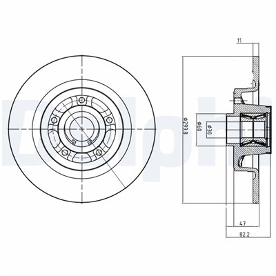 DELPHI BG9027RS EAN: 5012759396292.