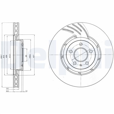 DELPHI BG9052 EAN: 5012759416624.