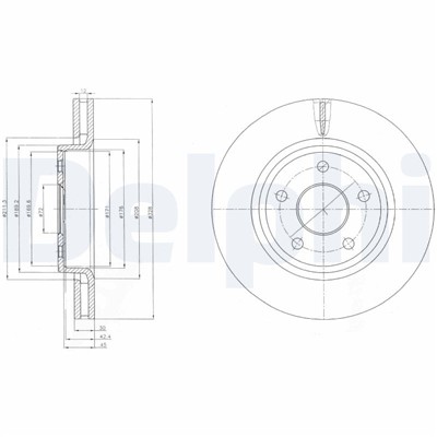 DELPHI BG9058 EAN: 5012759420690.