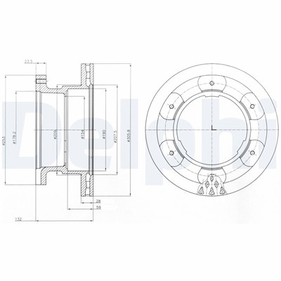DELPHI BG9069 EAN: 5012759440018.