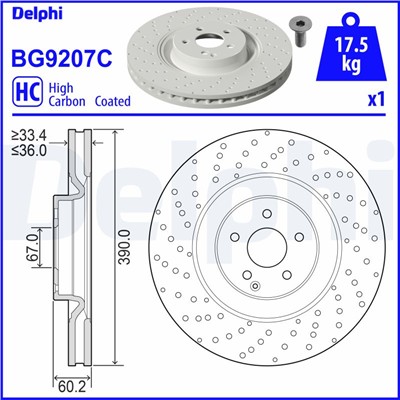 DELPHI BG9207C EAN: 5012759989579.