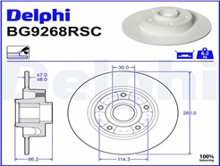 DELPHI BG9268RSC