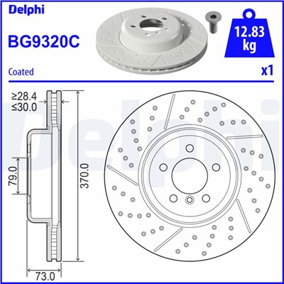 DELPHI BG9320C EAN: 5012759546901.