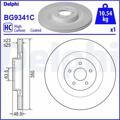 DELPHI BG9341C EAN: 5012759550502.