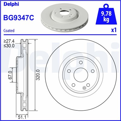 DELPHI BG9347C EAN: 5012759551318.