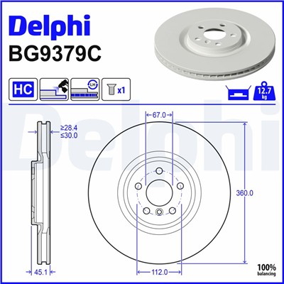DELPHI BG9379C EAN: 5012759559727.