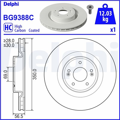DELPHI BG9388C EAN: 5012759560051.