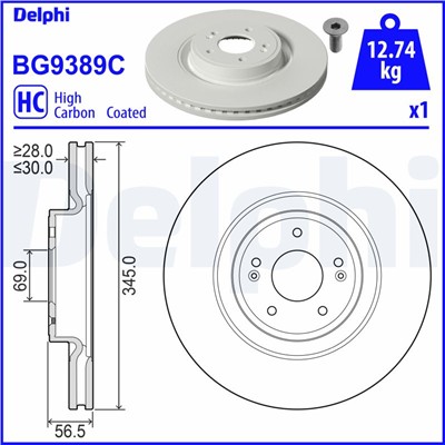 DELPHI BG9389C EAN: 5012759560075.