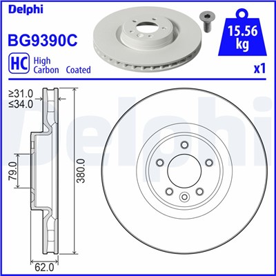 DELPHI BG9390C EAN: 5012759560112.