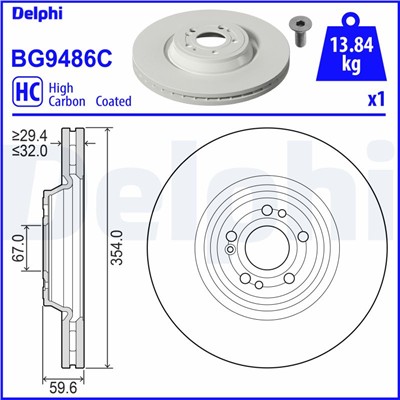 DELPHI BG9486C EAN: 5012759575079.