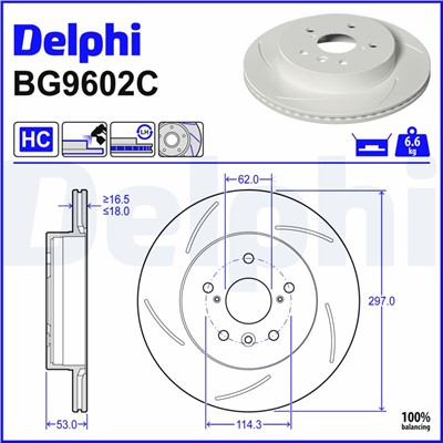 DELPHI BG9602C EAN: 5012759602867.
