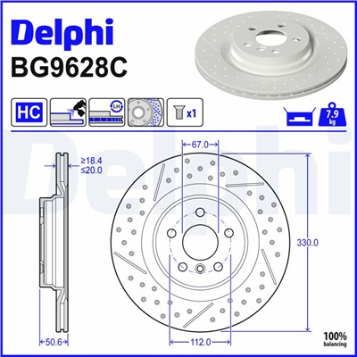DELPHI BG9628C