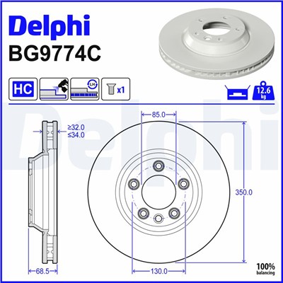 DELPHI BG9774C EAN: 5012759714737.