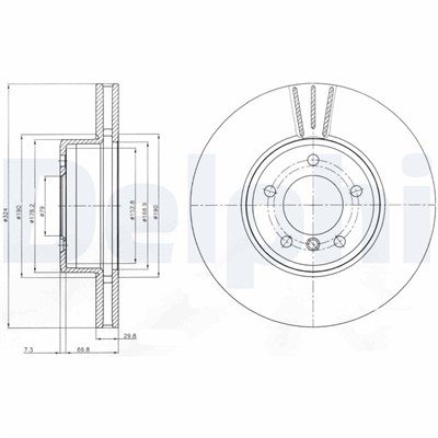 DELPHI BG9871C EAN: 5012759531853.