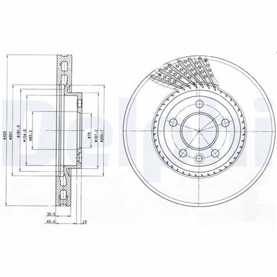 DELPHI BG9892 EAN: 5012759370346.