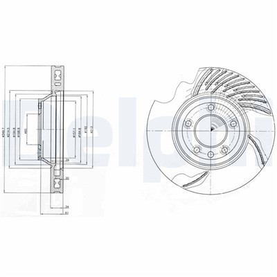 DELPHI BG9950 EAN: 5012759369562.