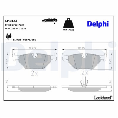 DELPHI LP1423 EAN: 5012759093979.